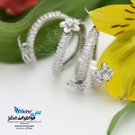 انگشتر جواهر - طرح گل