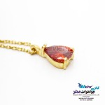 آویز ساعت طلا - طرح اشک