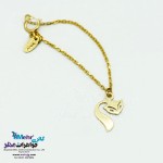 آویز ساعت طلا - طرح روباه