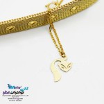 آویز ساعت طلا - طرح روباه