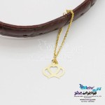 آویز ساعت طلا - طرح تاج