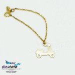 آویز ساعت طلا - طرح مشاغل