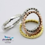 انگشتر طلا - طرح لانه زنبوری