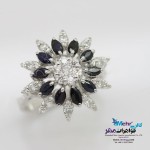 انگشتر جواهر - طرح گل