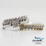 انگشتر طلا - طرح حلقه پشت حلقه