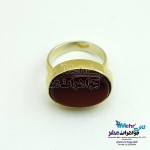 انگشتر طلا - طرح عقیق