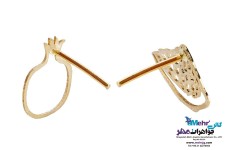 گوشواره طلا - طرح انار