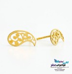 گوشواره طلا -  طرح بته جقه