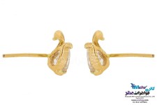گوشواره طلا - طرح قو