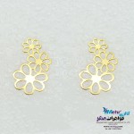 گوشواره طلا - طرح گل