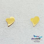 گوشواره طلا - طرح قلب