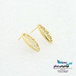 گوشواره طلا - طرح گل
