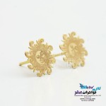 گوشواره طلا - طرح خورشید