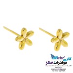 گوشواره طلا - طرح گل