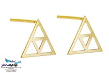 گوشواره طلا - طرح هندسی