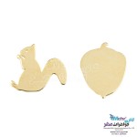 گوشواره طلا - طرح فانتزی