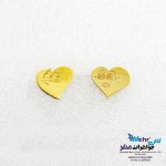 گوشواره طلا - طرح قلب
