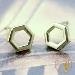گوشواره طلا - طرح هندسی