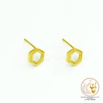 گوشواره طلا - طرح هندسی