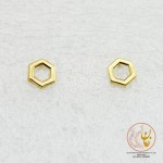 گوشواره طلا - طرح هندسی