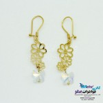 گوشواره طلا - طرح گل