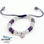 دستبند طلا و سنگ - پروانه سواروسکی