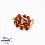 دستبند طلا و سنگ - ماه تولد دی