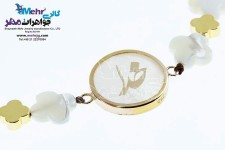 دستبند طلا و سنگ - طرح خدا