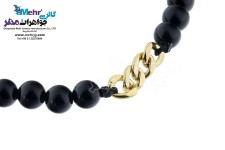 دستبند طلا و سنگ - طرح کارتیه