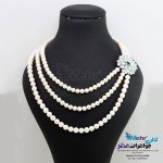 گردنبند طلا - طرح مروارید نشان