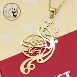 آویز طلا - طرح سیمرغ