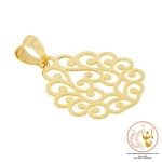 نیم ست طلا - آویز و گوشواره - طرح اسلیمی