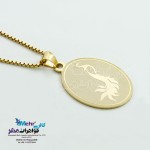 آویز طلا - طرح طاووس