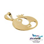 آویز طلا - طرح انار