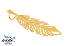 نیم ست طلا - آویز و گوشواره - طرح پر