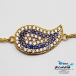 دستبند طلا - طرح بته جقه