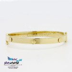 دستبند النگویی طلا - طرح کارتیه