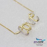 گردنبند طلا - طرح عشق