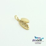 آویز طلا - طرح گل