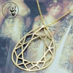 گردنبند طلا - طرح قطره