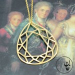 گردنبند طلا - طرح قطره