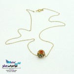 گردنبند طلا - سنگ ساکورا
