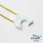 گردنبند طلا - طرح دلفین اوپالین