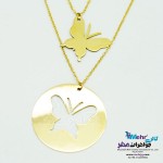گردنبند طلا - طرح پروانه