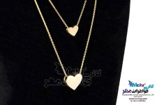گردنبند طلا - طرح قلب
