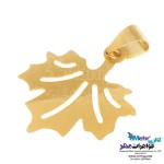 آویز طلا - طرح برگ