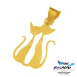 آویز طلا - طرح گربه