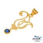 آویز طلا - طرح بته جقه