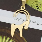 آویز طلا - طرح نقوش سفال ایران باستان