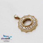 آویز طلا - طرح هندسی